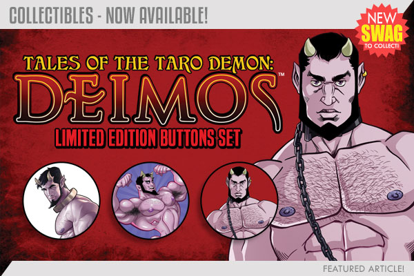 If you're a true Deimos fan, you'll need to check out his button set!