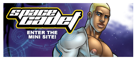 Space Cadet: The Erotic Gay Comic Minisite!