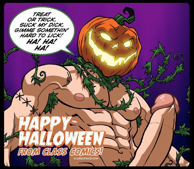 Happy Halloween from Jacko and everyone alive at Class Comics!