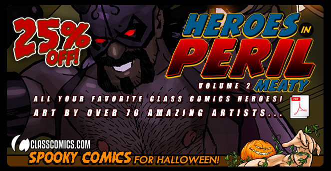 Get your spook on with our heroes on death's door!