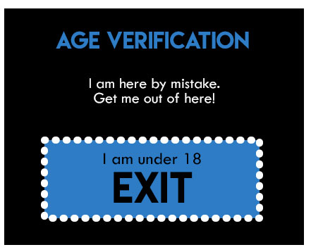 I am under 18 years old - EXIT